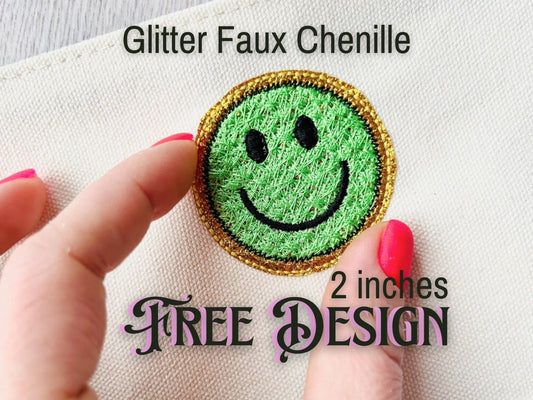 Download your freebie: Glitter Faux Chenille