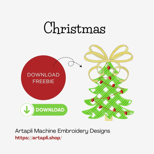 Download your freebie: Christmas Embroidery