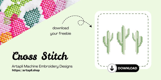 Download your freebie: Cross Stitch