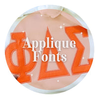 Applique Fonts