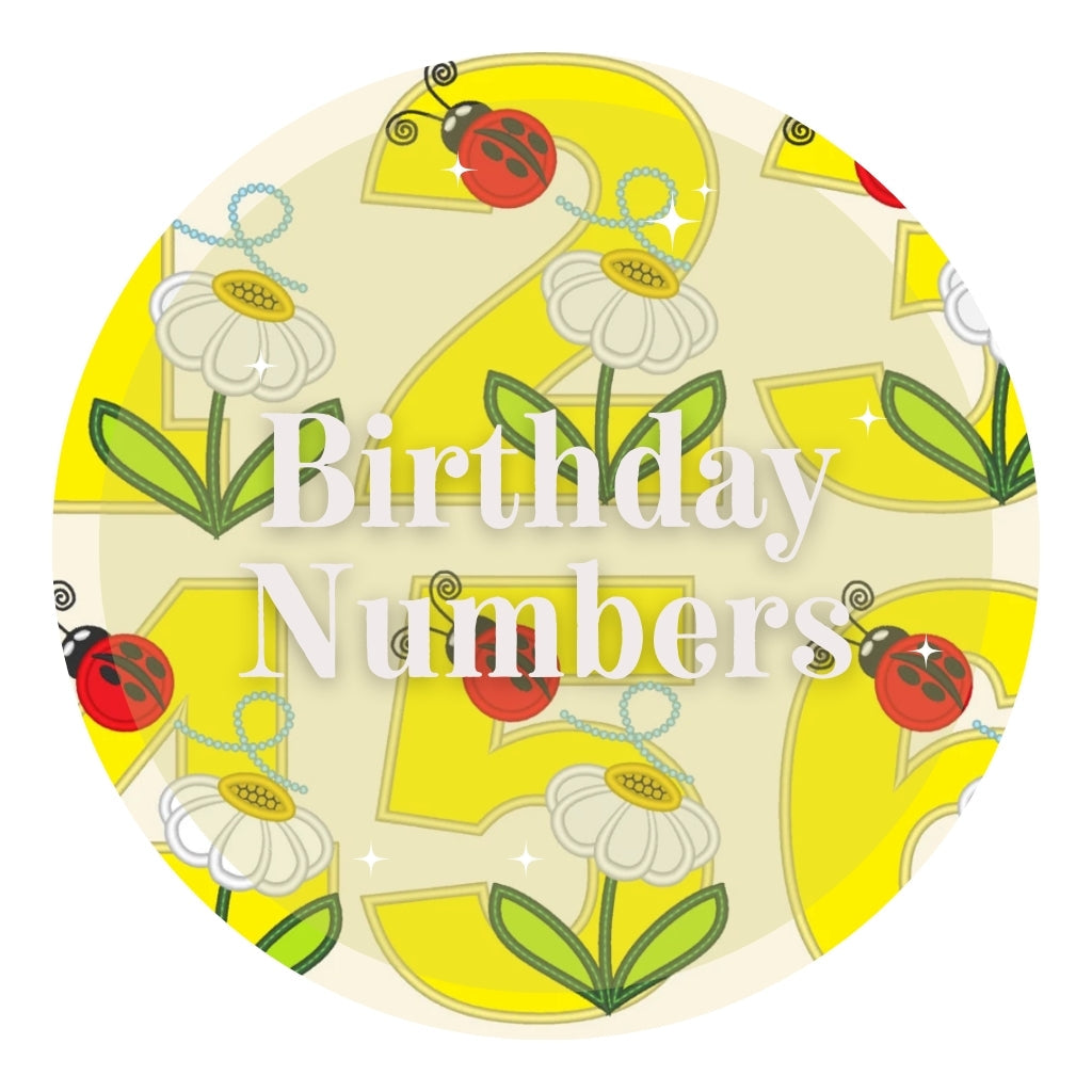 Birthday Numbers – Artapli designs