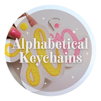 Alphabetical Keychains