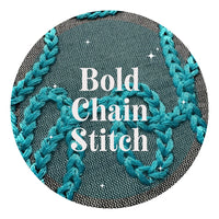 Bold Chain Stitch