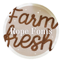 Rope Fonts