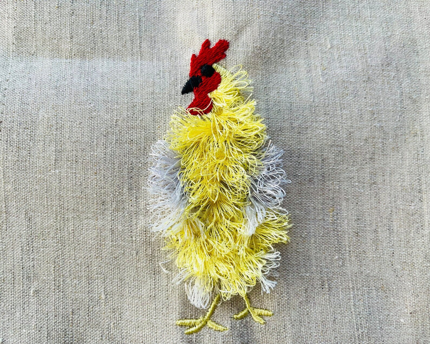 Fringed Chicken Set of 4