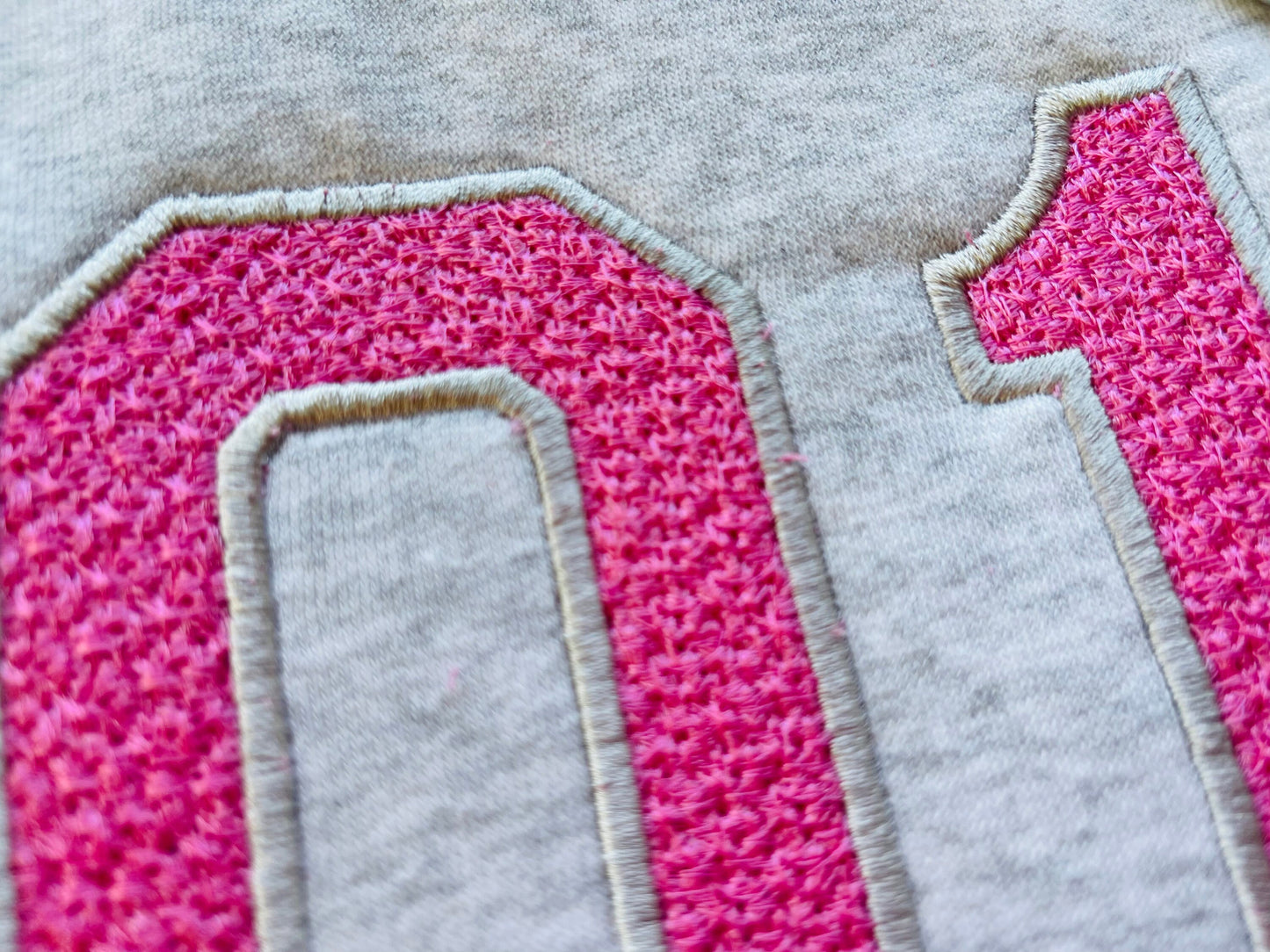 Faux Chenille Sport Block Font