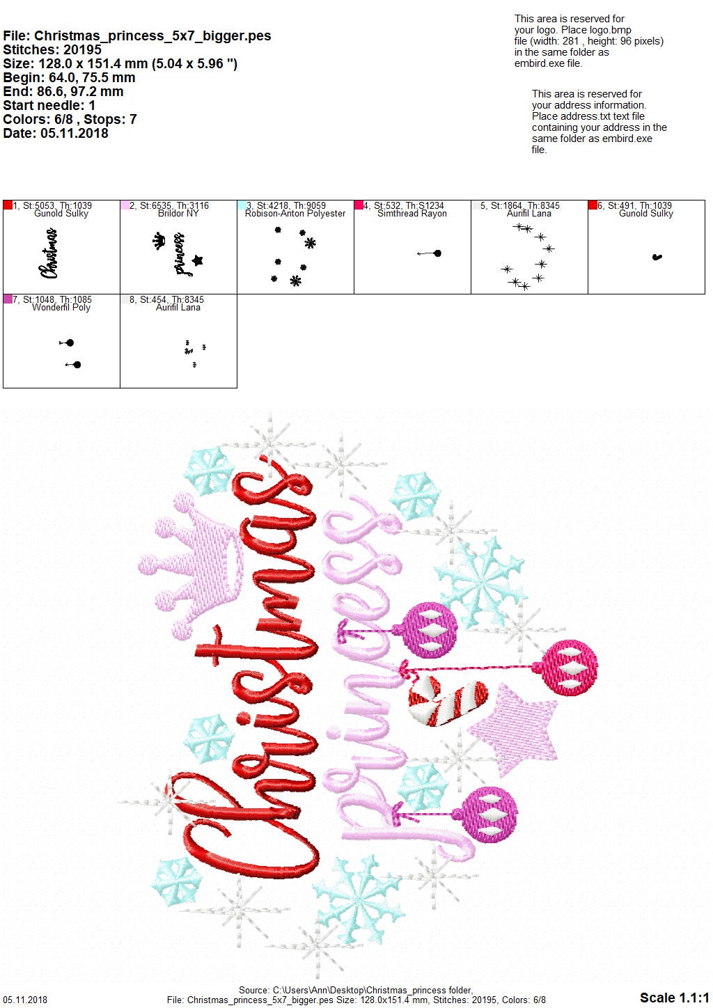 Christmas Princess machine embroidery designs 4x4 5x7 6x10 Santa,