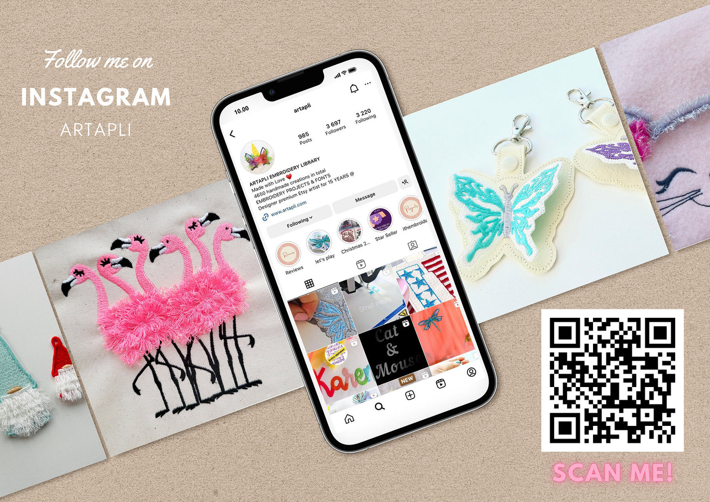 Handwritten Rope Stitch Font