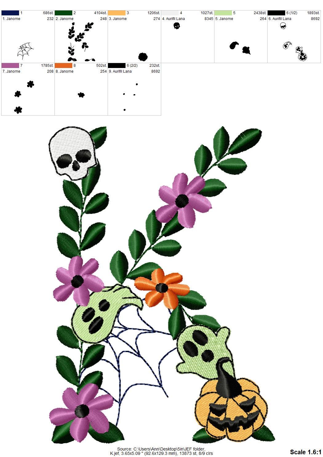 Spooky Skull Halloween Font