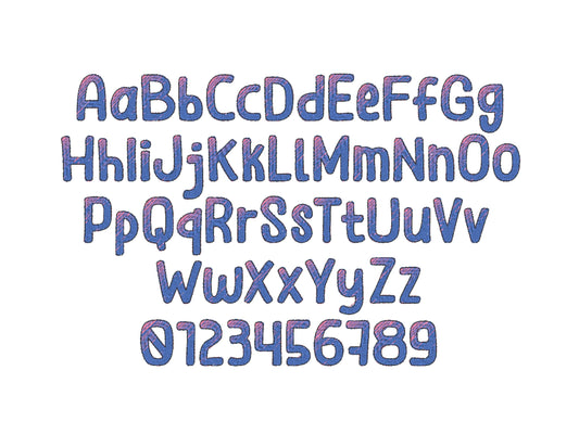 Magic Iridescent Ombre Font