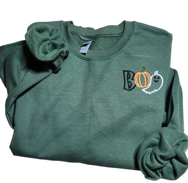 Little Boo Ghost with Pumpkin