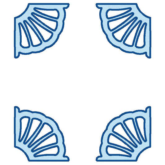 Blanket Corner Monogram Frame