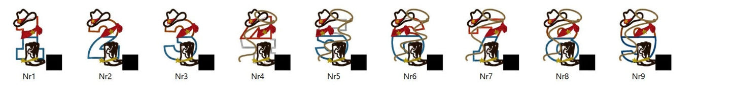 Cowboy Birthday Numbers