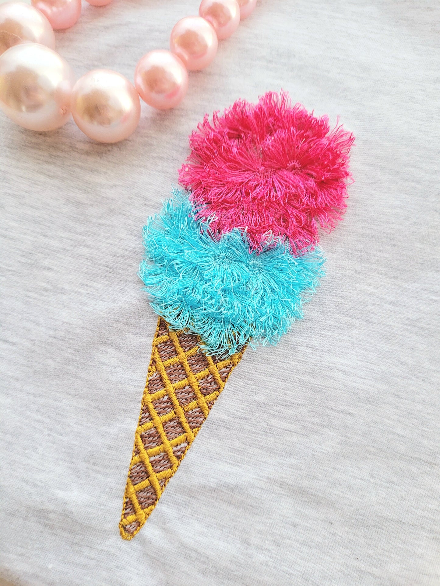 Fringed Ice Cream Cone