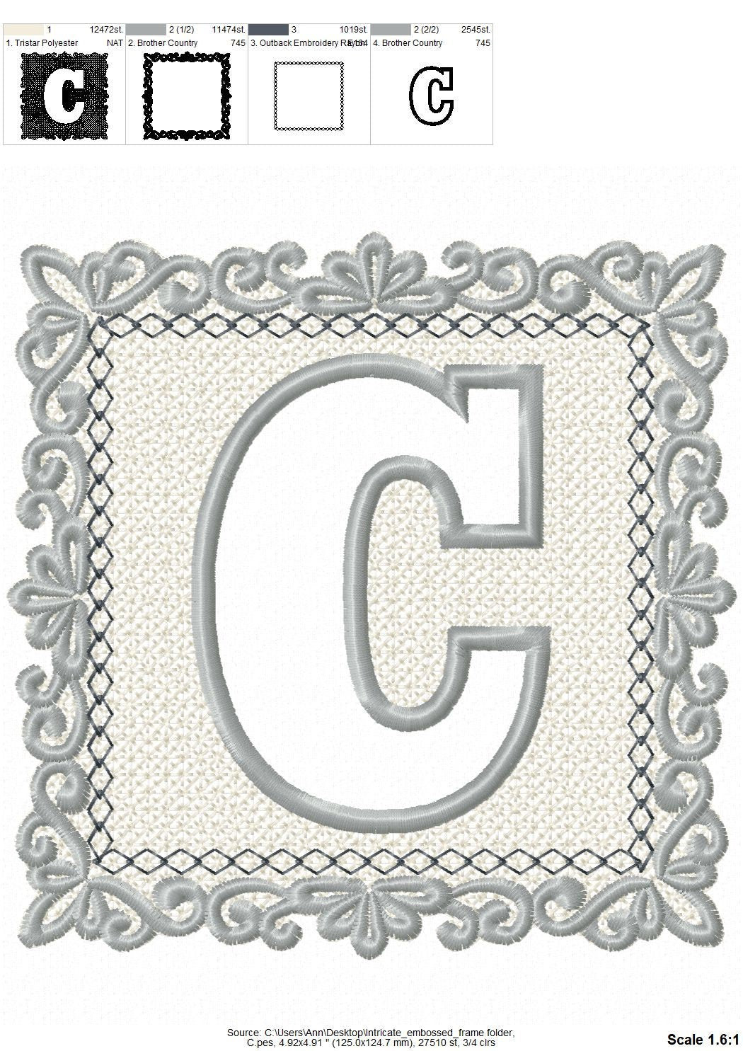 Royal Embossed Terry Towel Monogram