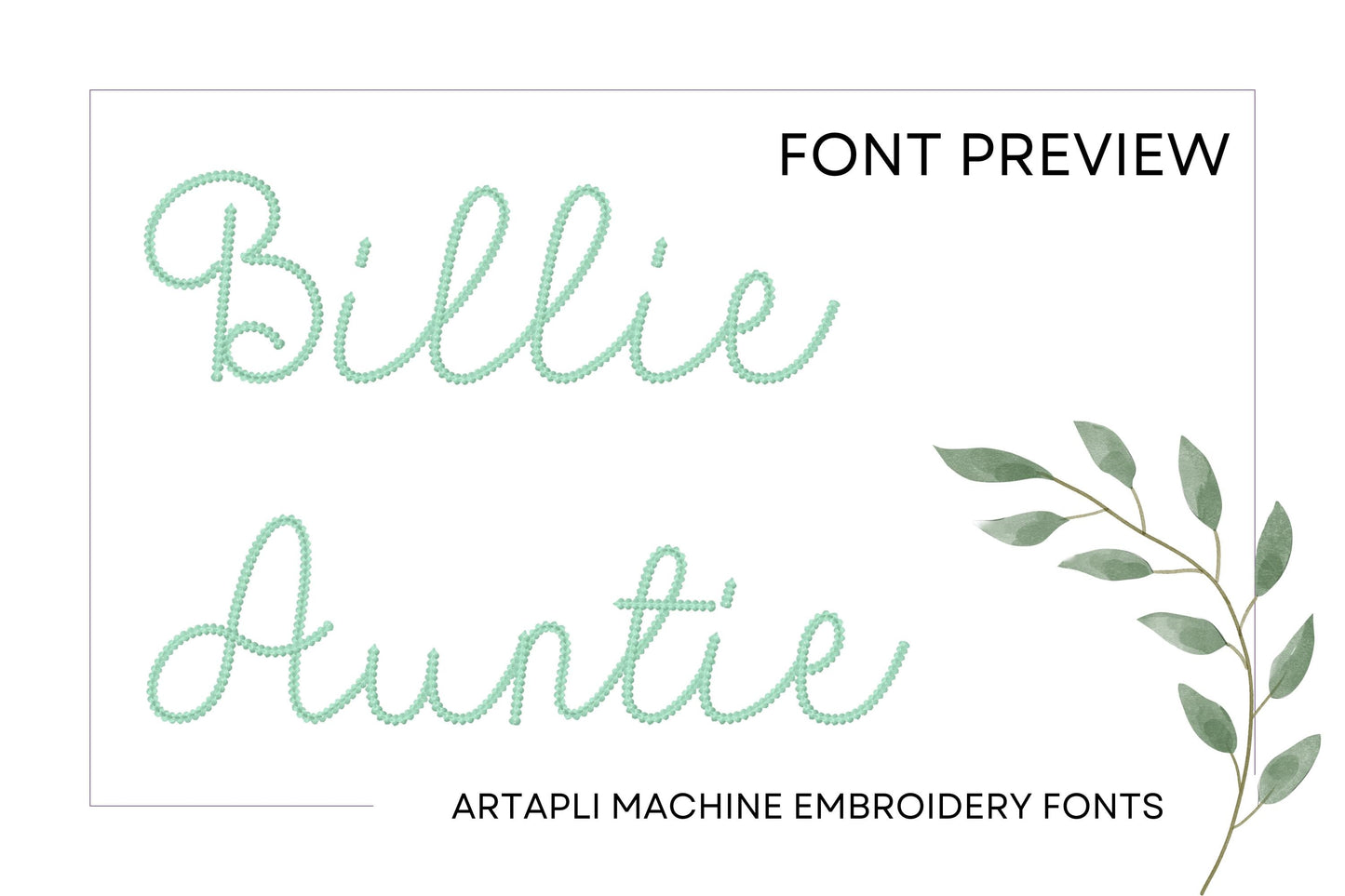 Extra Bold Chain Stitch Handwritten Script Font
