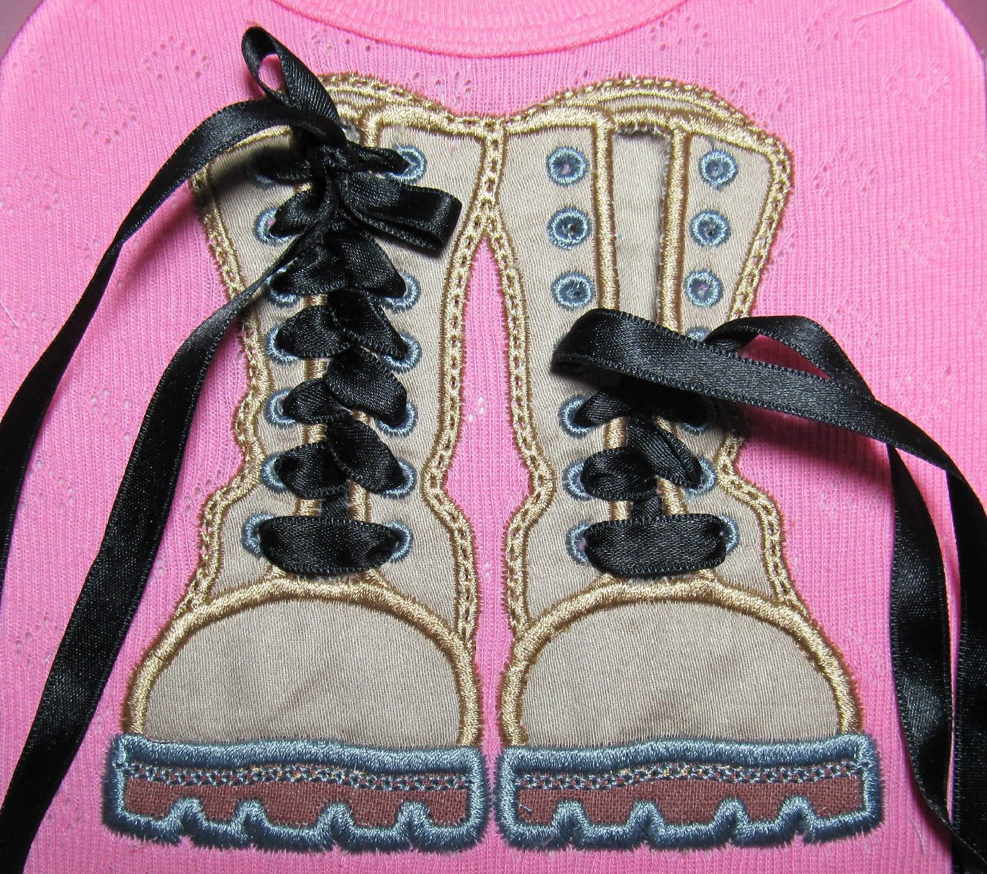 Combat Boots and Shoe Laces ITH