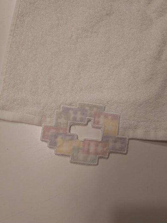 Blocks Bricks Towel Hanging Loop Topper