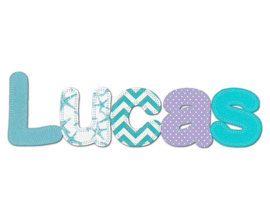 Raggedy Edge Applique Font Felia