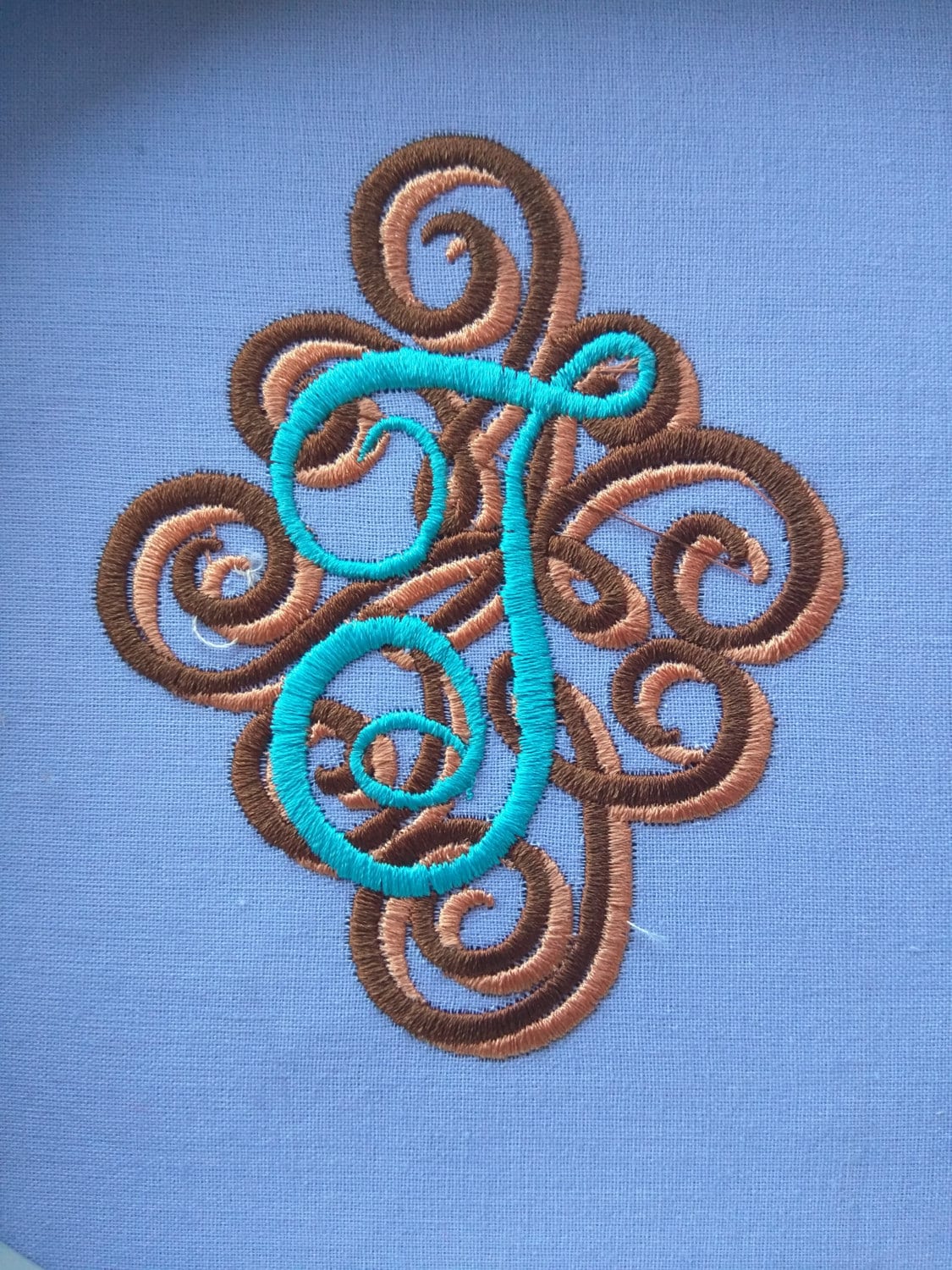 Ornamental Curl Monogram Font