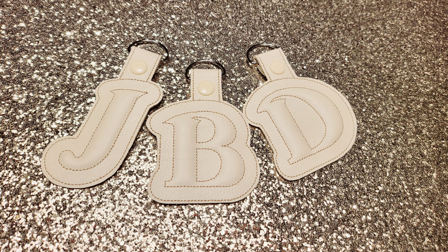 Puffy Puff Foam Classic Keychain Monogram