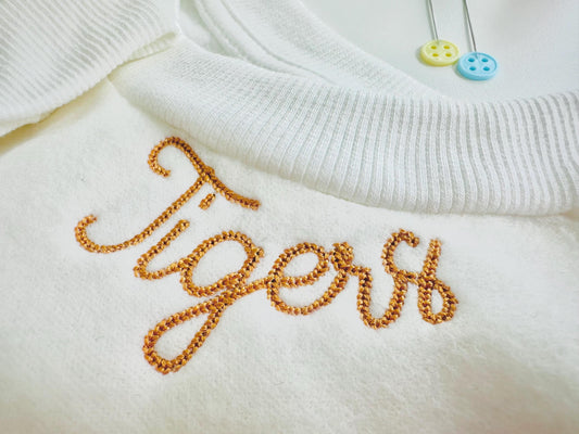 Tiny Chain FONT machine embroidery designs in small sizes 1 up to 2.2