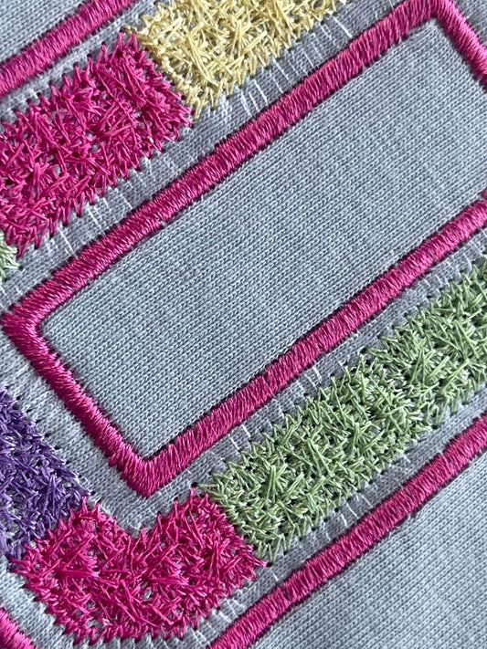 Faux Chenille Varsity Collegiate Font