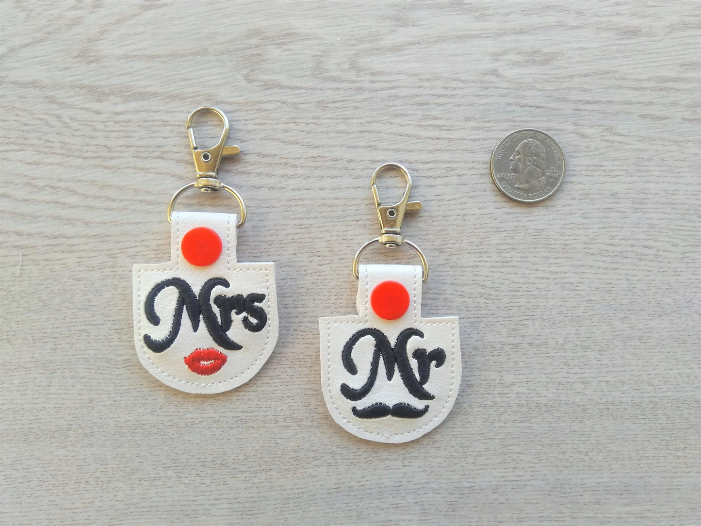 Mr and Mrs Keychain