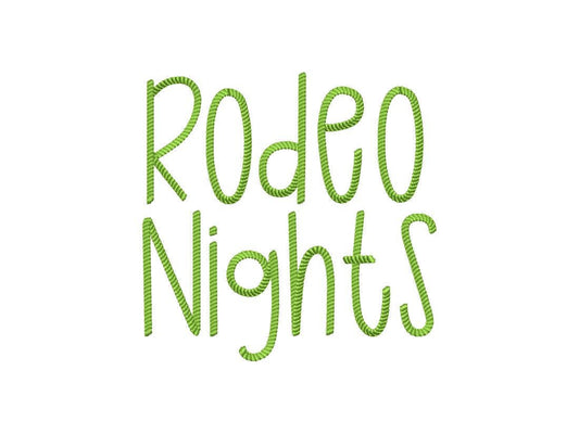 Rope Stitch One Height Font