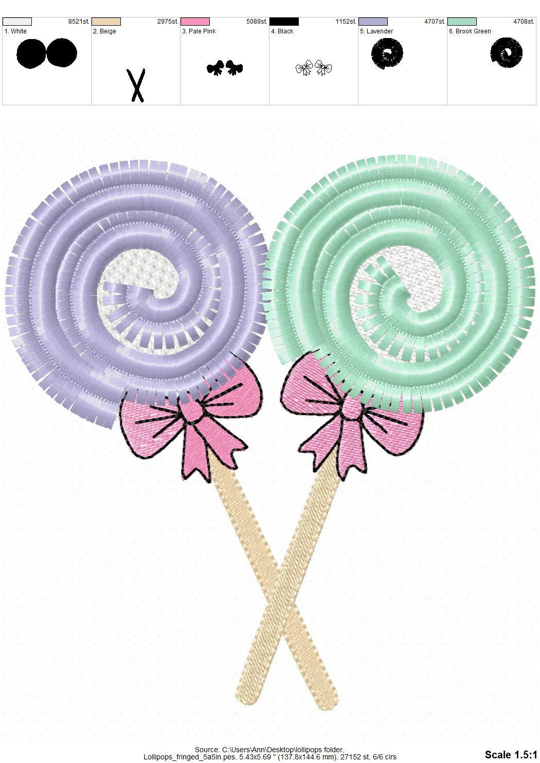 Fringed Lollipop Birthday Party