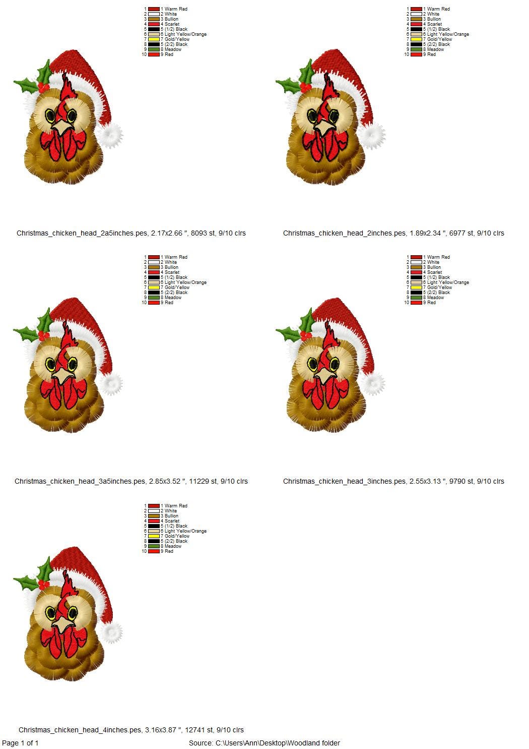 Awesome Fringed Chicken Santa