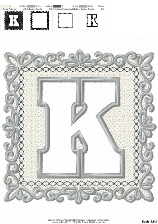 Royal Embossed Terry Towel Monogram