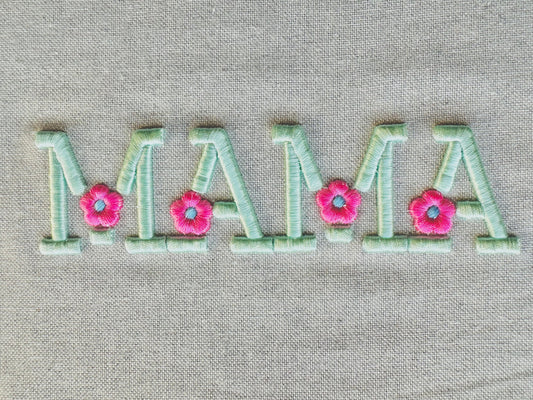 Puffy Puff Foam Floral Font