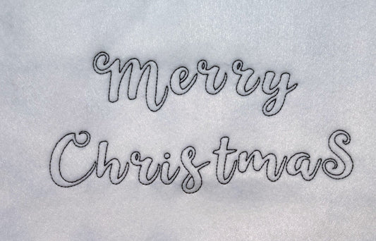 Raggedy Edge Font Applique