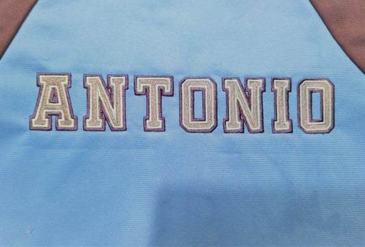 2-Outline Fill Stitch Athletic Varsity Block Font