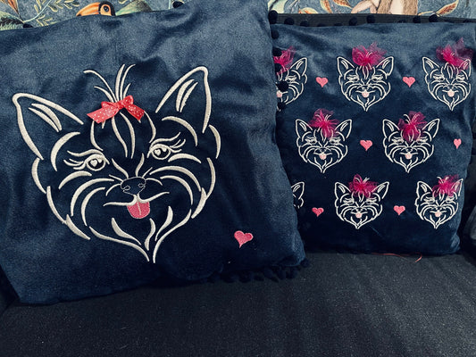 Chihuahua Dog pet little puppy machine embroidery designs in multiple