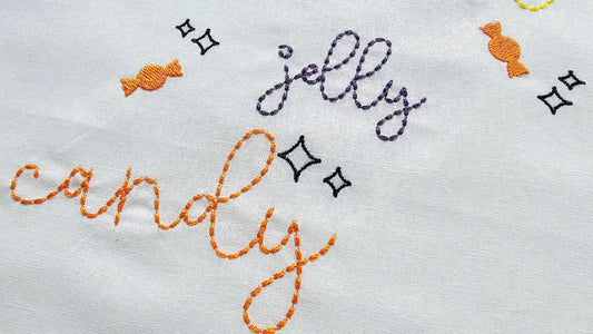 New Hand Stitch Effect Font