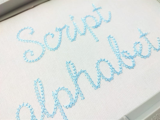 Quick Light Chain Stitch Handwritten Mini Font