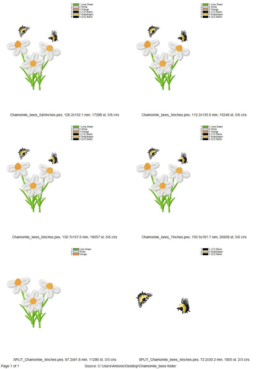 Fringed Flowers and Bee Honeybee