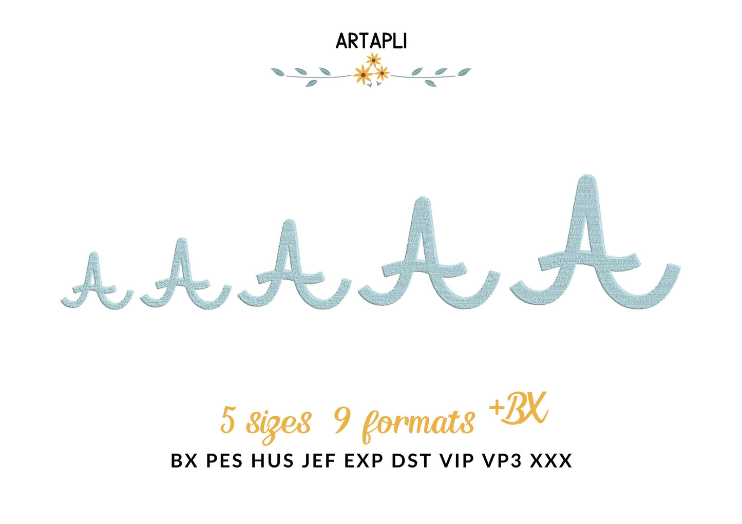 Fill Stitch Handwritten Script Font Lillian