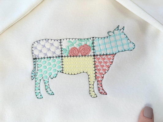 Patchwork Patterned Farm Animals Set