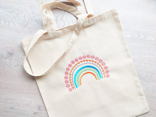 Boho Daisy Rainbow