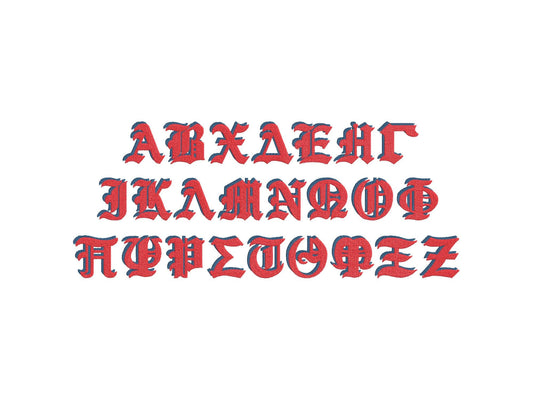 Old Style Shadow Greek Font