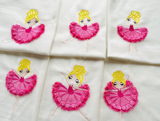 Fringed Pretty Ballerina Set of 7