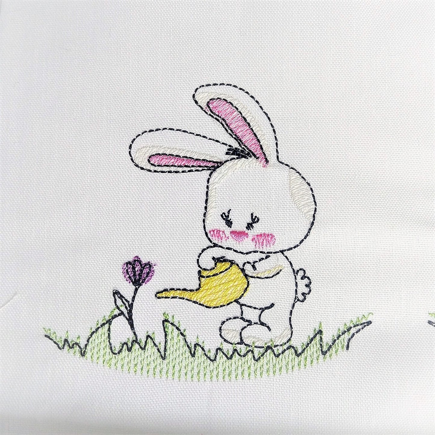 Light Sketch Stitch Baby Nursery Set