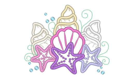 Mermaid Sea Unicorn Seashell Crown
