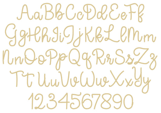 Rope Stitch Handwritten Font