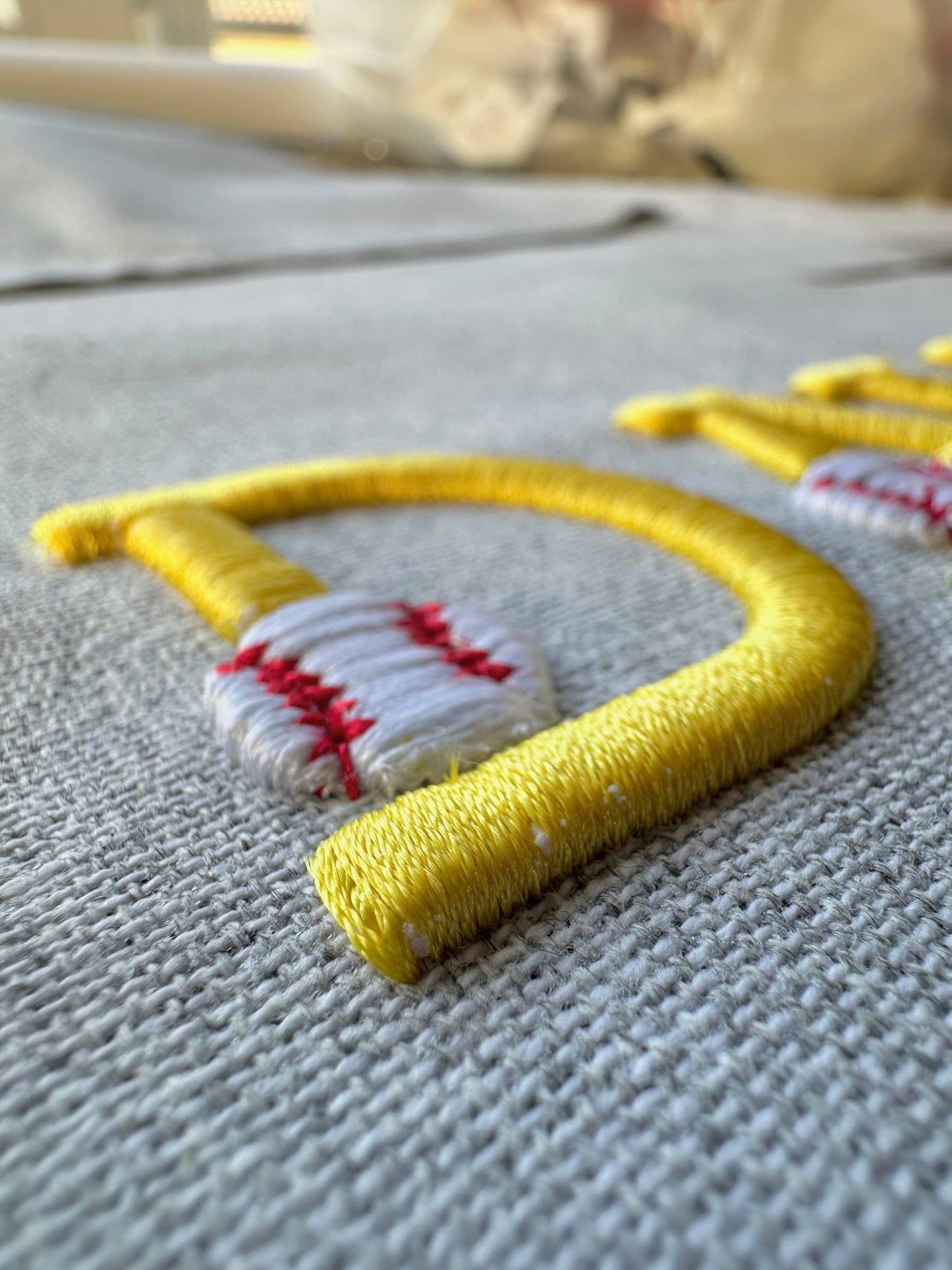 Puffy Puff Foam Baseball Font