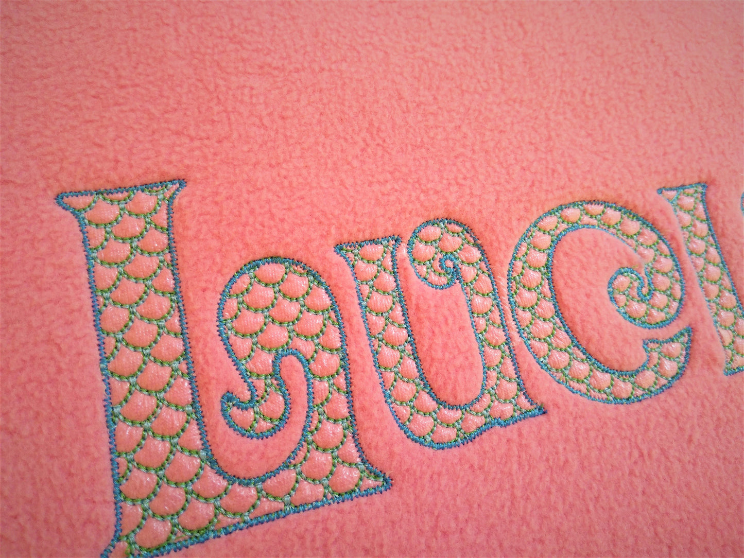 Mermaid Font Light Stitch
