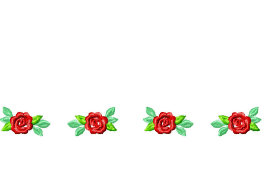 Classic Mini Rose Floral Embellishment